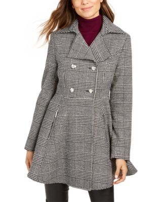Womens Skirted Pea Coat Deals, Ladies Plaid Pea Coat
