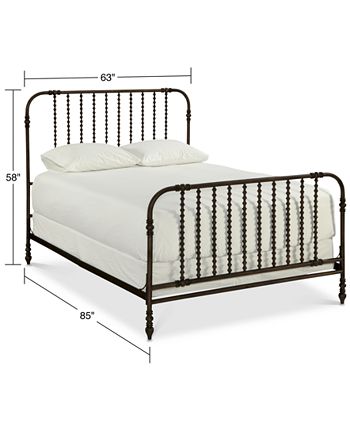 Furniture - Athos Metal Queen Bed