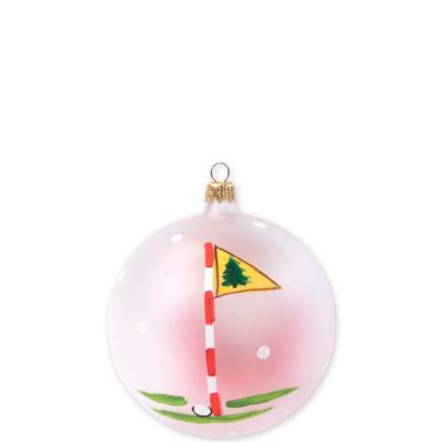 Old St. Nick Golfing Ornament