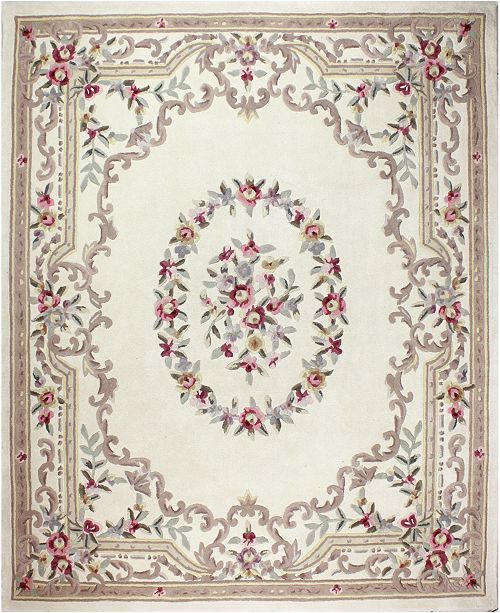 Km Home Closeout Palace Garden Aubusson Cream 5 X 8 Area Rug Reviews Rugs Macy S