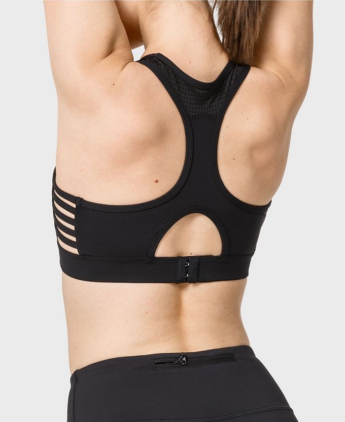 Yvette High Support Sports Bras For Women Double Deck Straps High