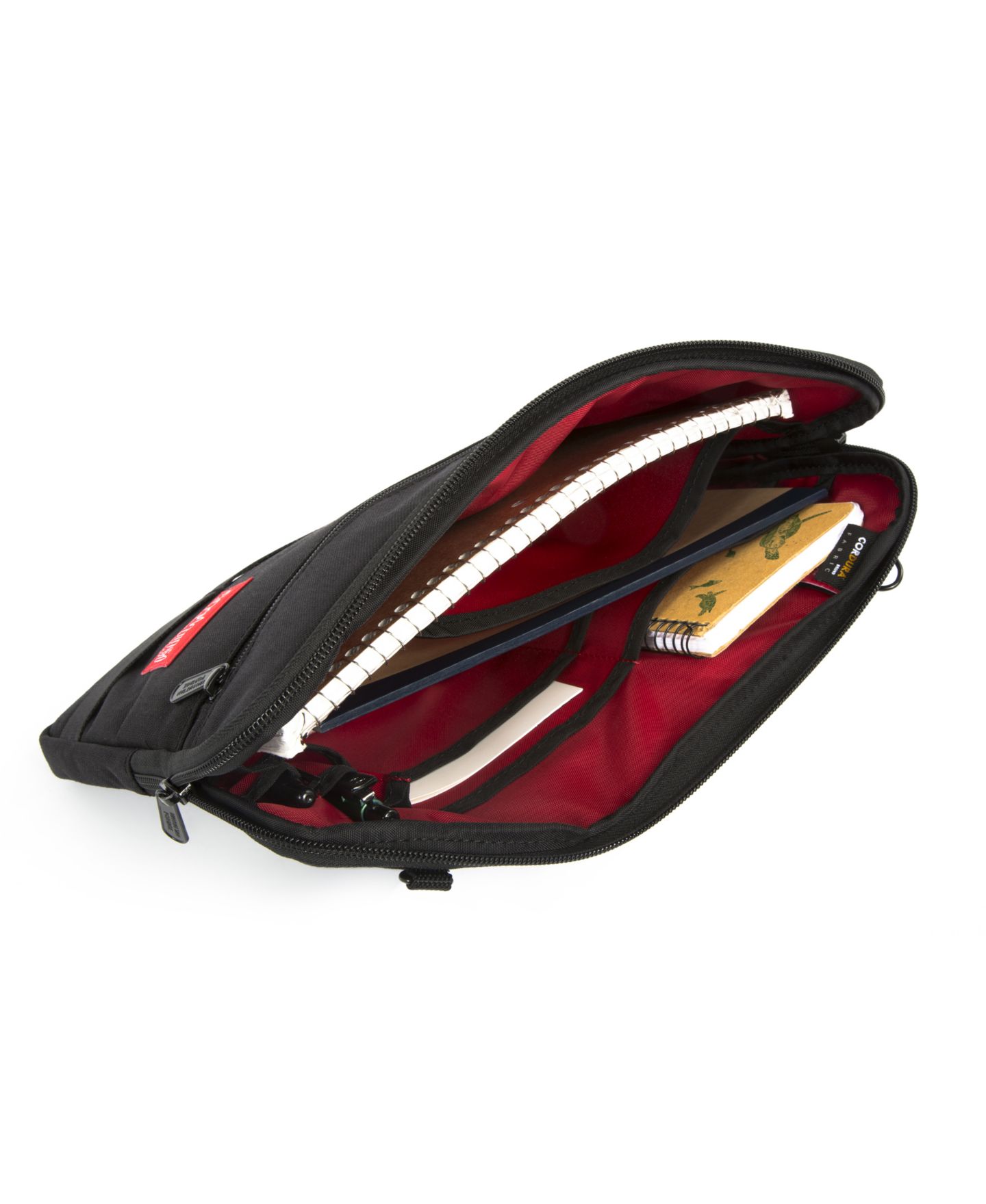 Женская сумка Manhattan Portage Large Henry Portfolio Case, цвет: Чёрный — фото 4