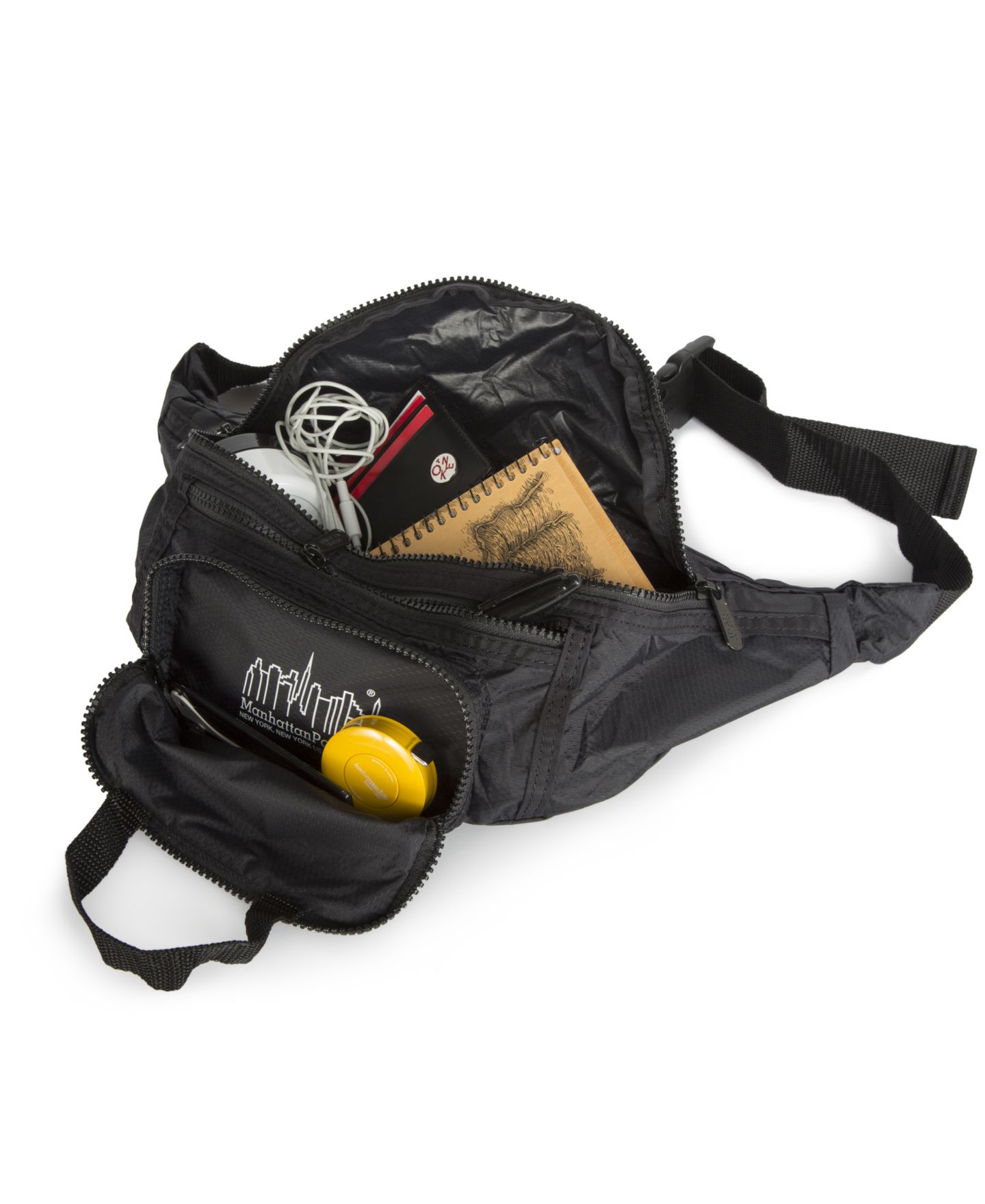Женская сумка Manhattan Portage Packable Alleycat Waist, цвет: Чёрный — фото 5
