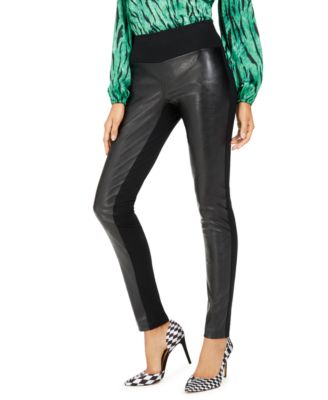 macys leather pants