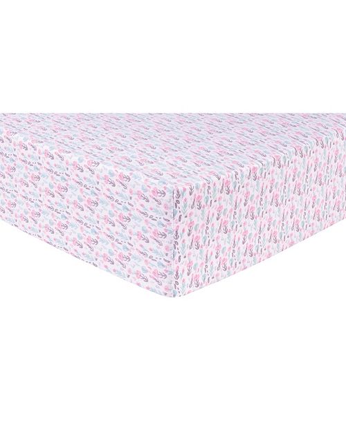 Trend Lab Pastel Painterly Floral Flannel Crib Sheet Reviews