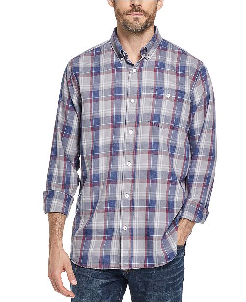 Weatherproof Vintage Men S Button Down Plaid Shirt Reviews
