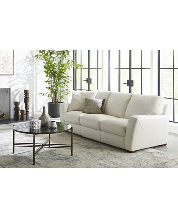 Macys jaspene clearance leather sofa