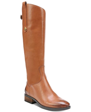 Shop Sam Edelman Penny Knee-high Riding Boots In Whiskey Leather