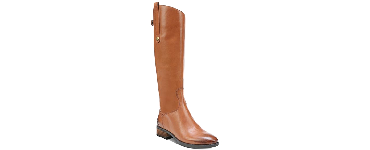 Penny Knee-High Riding Boots - Whiskey Leather