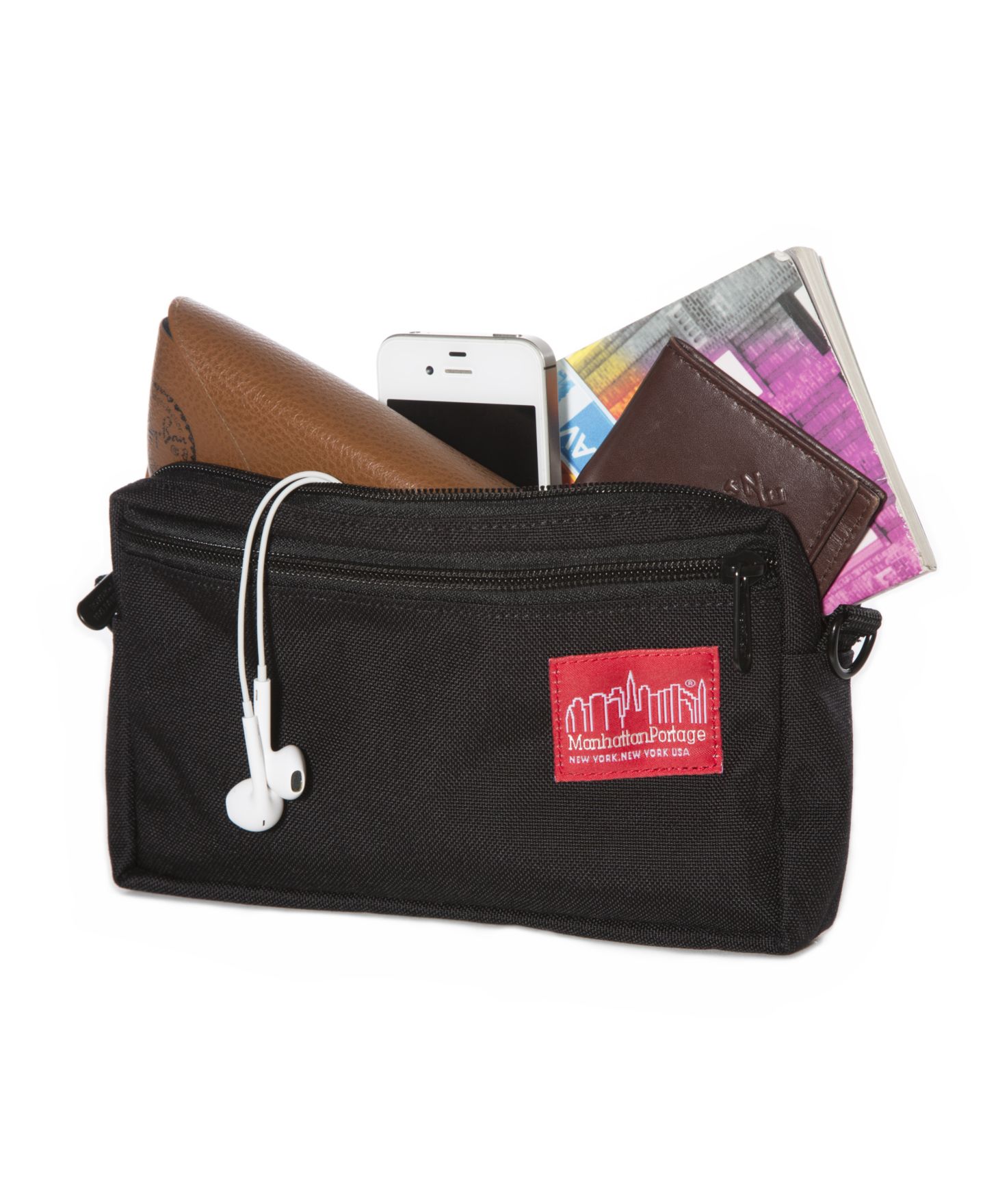 Женская сумка Manhattan Portage Jogger Crossbody Belt, цвет: Чёрный — фото 3