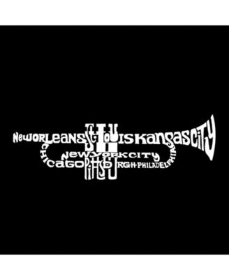 Men's Word Art Hoodie - Trumpet