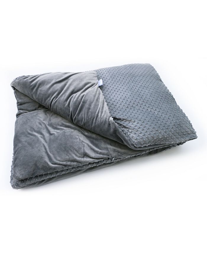 Huggaroo Plush and Extra Fluffy Duvet & 15 lbs Weighted Blanket Set