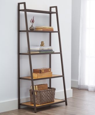 5- Tier Leaning Bamboo Rack