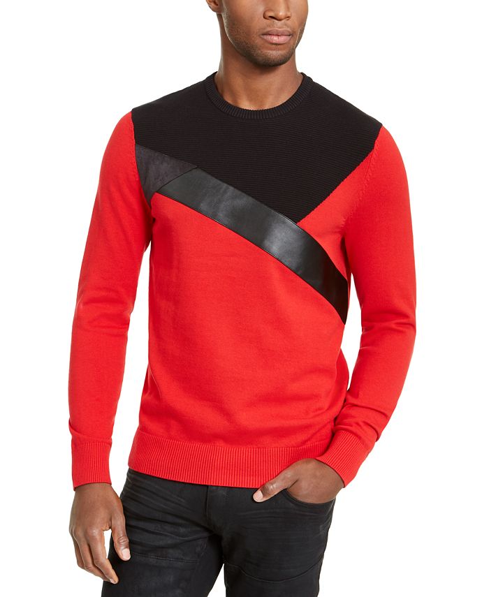 INC International Concepts INC Men's Colorblocked Sweater, Created for ...