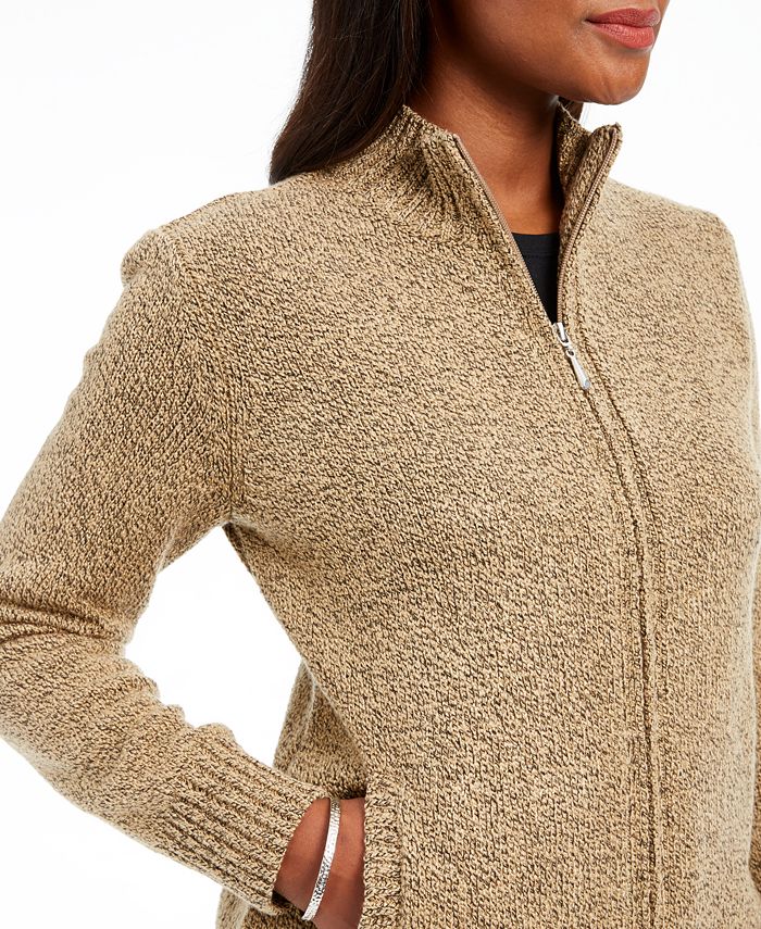 Karen Scott ZipFront Cardigan, Created for Macy's Macy's