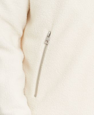 michael kors sherpa full zip hoodie
