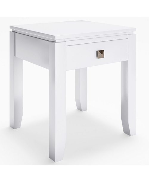Simpli Home Cosmopolitan Side Table Reviews Furniture Macy S