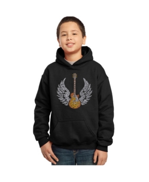 La Pop Art Boy's Word Art Hoodies - Lyrics To Freebird