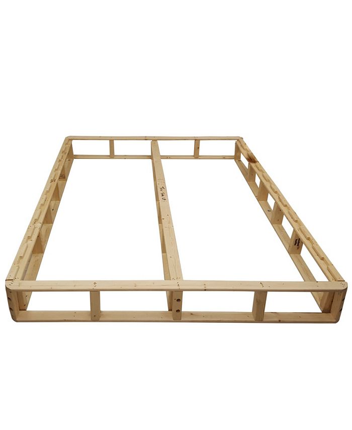Payton Easy Wood Box Spring or Foundation with Simple Assembly for