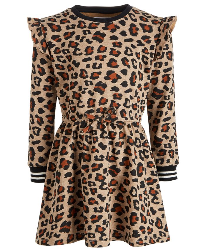 Macy's leopard discount print dress