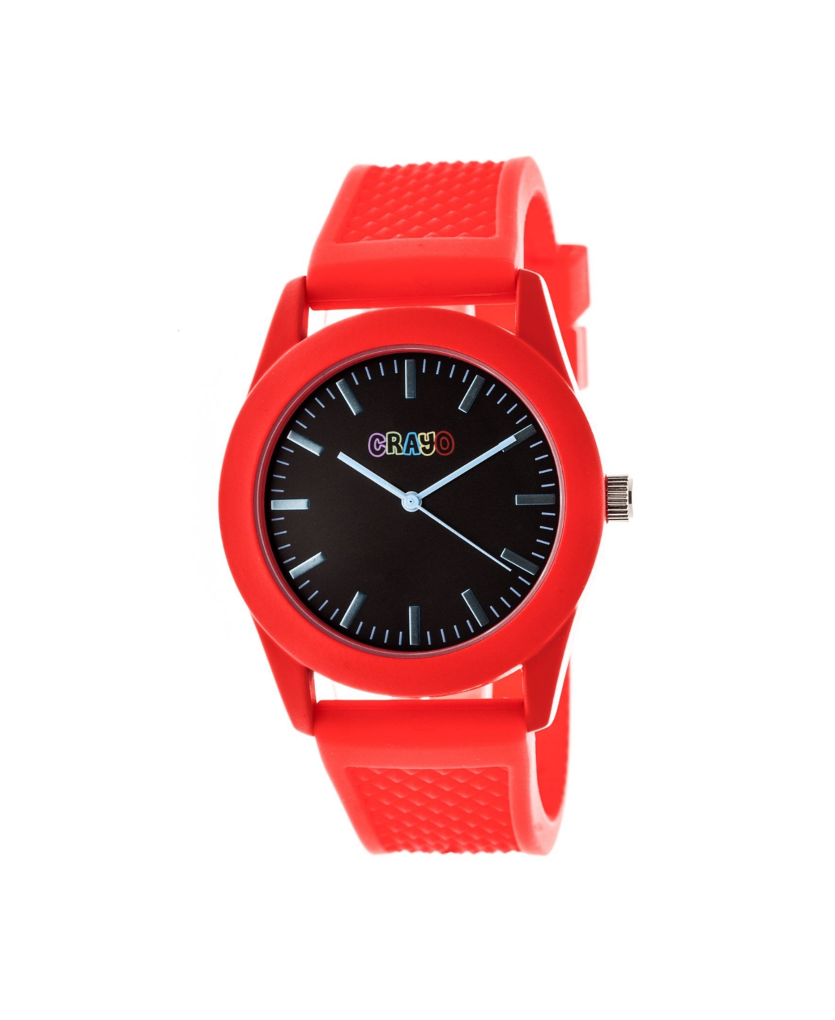 Unisex Storm Red Silicone Strap Watch 40mm - Red