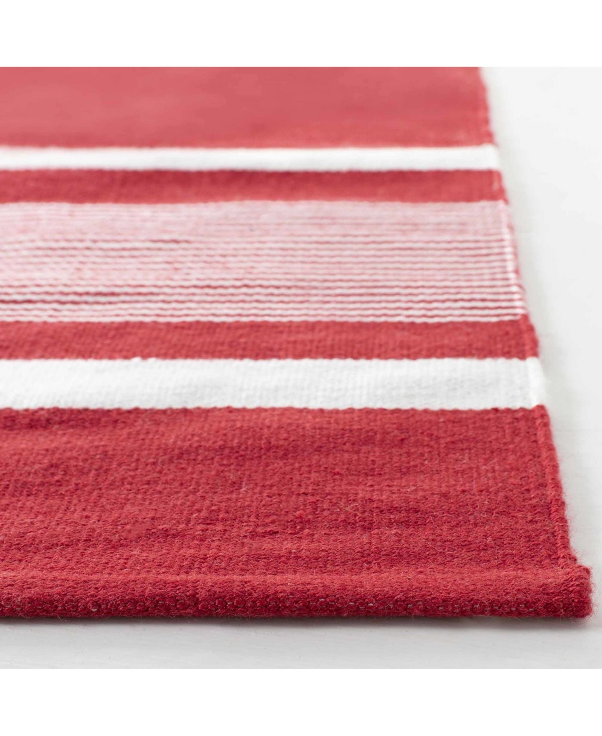 Lauren Ralph Lauren Hanover Stripe LRL2461DX Outdoor Area Rug - Red