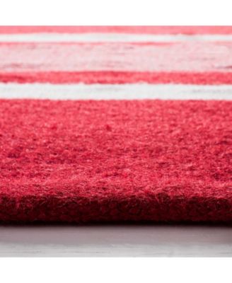 Hanover Stripe LRL2461D Red 9' X 12' Outdoor Area Rug