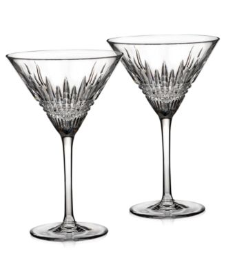 Waterford Barware, Lismore Diamond Martini Glasses, Set of 2 