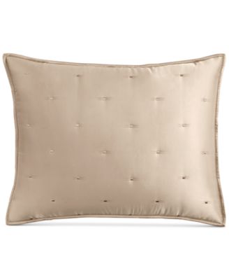 Martha Stewart Collection - Tufted Satin Standard Sham