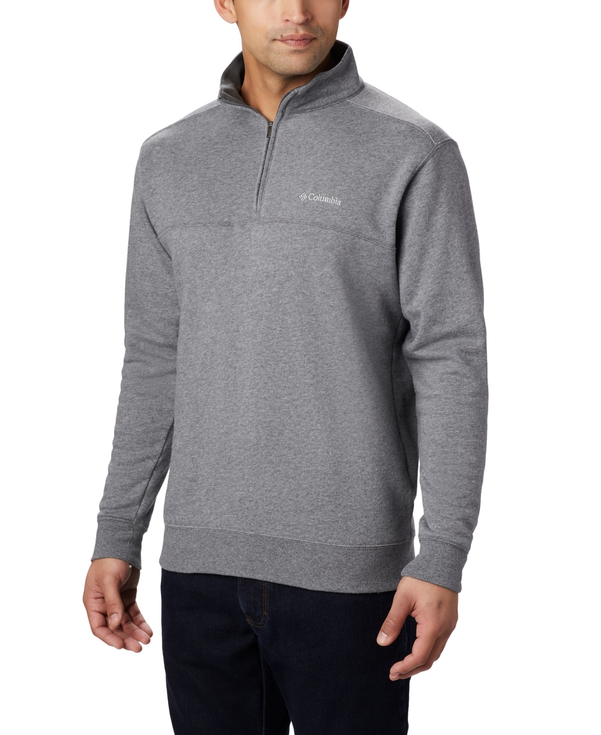 COLUMBIA MEN'S HART MOUNTAIN II QUARTER-ZIP FLEECE SWEATSHIRT 