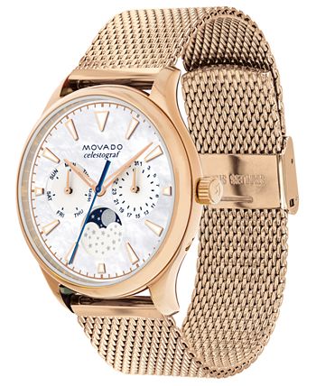 Women's movado heritage series 2025 celestograf watch