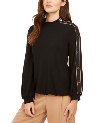 alfani mock neck top