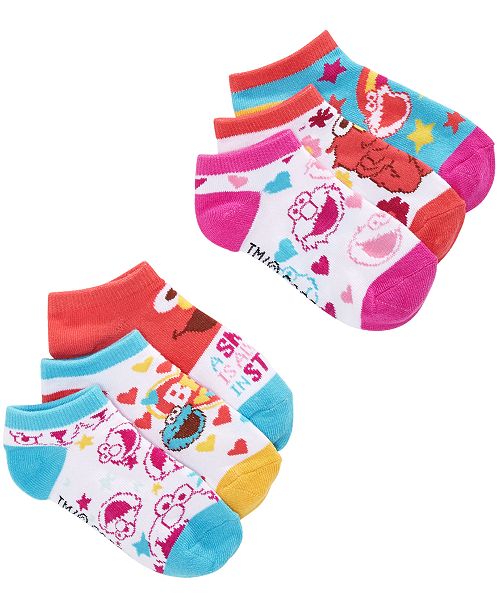 Berkshire Toddler Girls 6 Pk Sesame Street Cotton Low Cut Socks Reviews Underwear Socks Kids Macy S