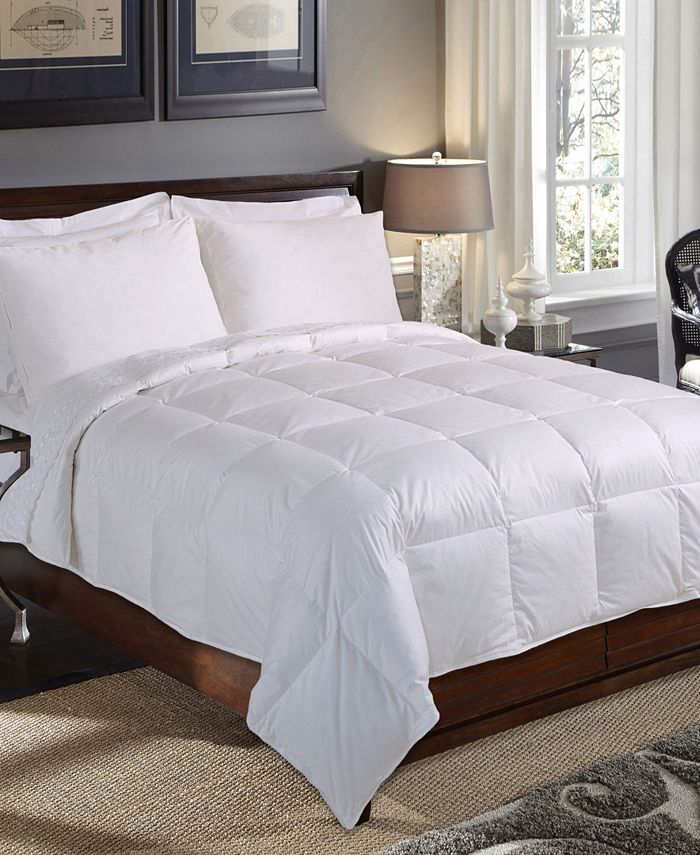 Blue Ridge 240 Thread Count Baffle Box Down Fiber Comforter, Full/Queen