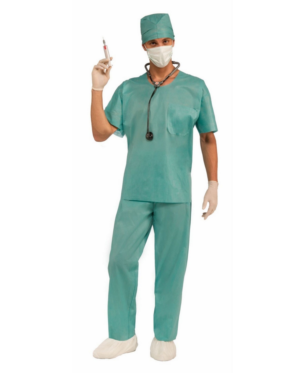 Men's E.r. Doctor Adult Costume - Green