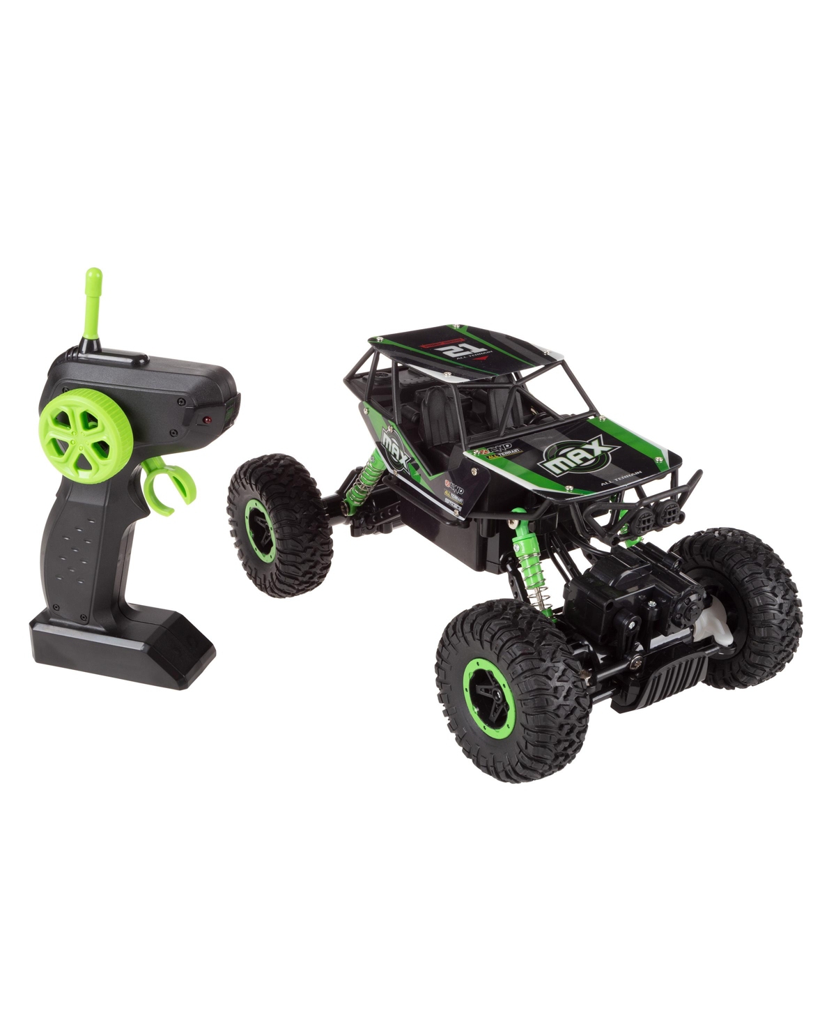 Trademark Global Remote Control Monster Truck 1:16 Scale In Green