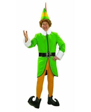 BuySeasons Men's Buddy The Elf Deluxe Adult Costume