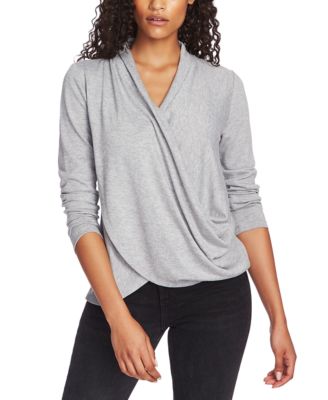 1.STATE - Cross-Front Cozy Top