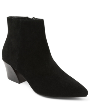 Kensie Leyton Ankle Booties Women's Shoes In Black