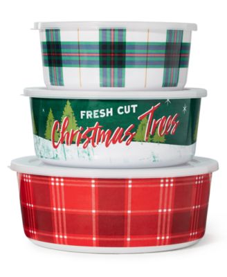 Martha Stewart Collection - Nesting Food Storage Containers, Set of 3