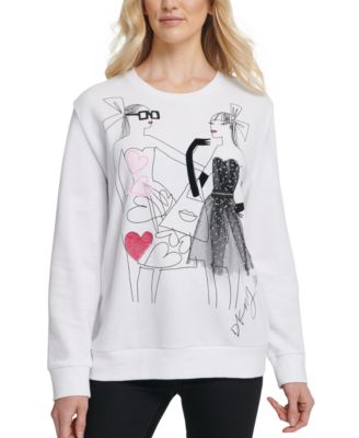 DKNY - Graphic Embellished Sweatshirt