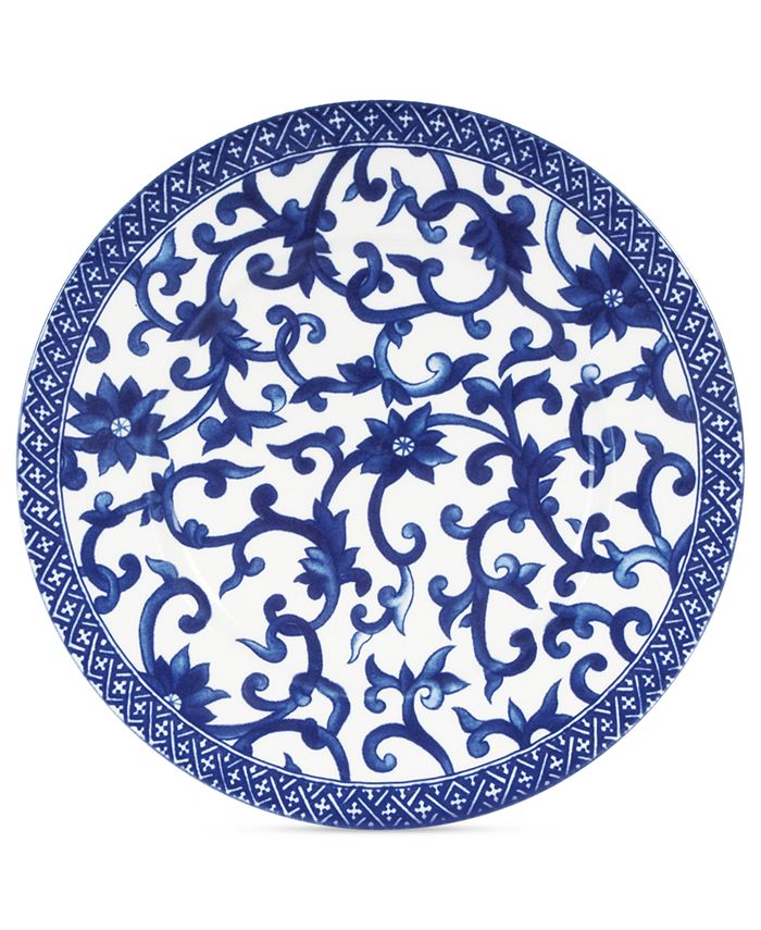 Lauren Ralph Lauren Dinnerware, Mandarin Blue Salad Plate & Reviews - Fine  China - Macy's