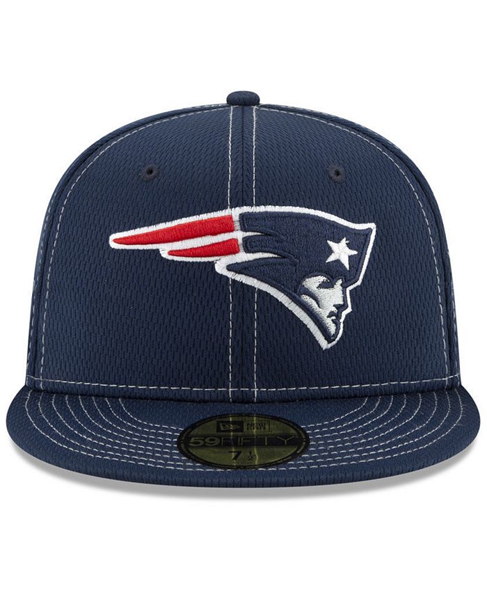 New Era New England Patriots On-Field Sideline Road 59FIFTY-FITTED Cap ...