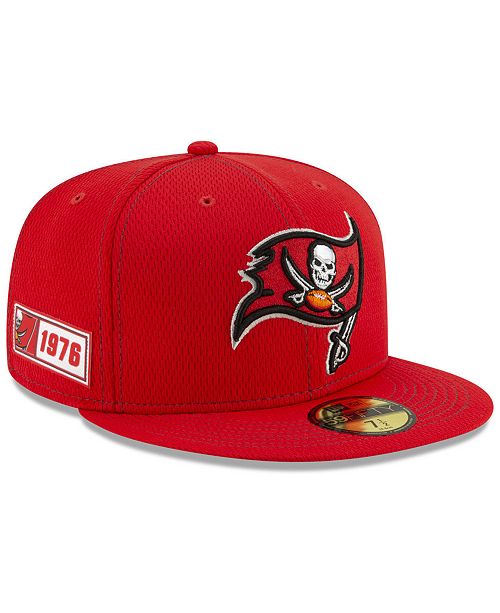 New Era Tampa Bay Buccaneers On Field Sideline Road 59fifty Fitted Cap Reviews Sports Fan Shop By Lids Men Macy S