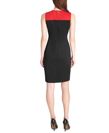 Tommy Hilfiger Colorblocked Asymmetrical Dress - Macy's