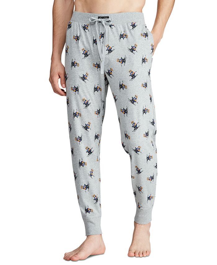 Polo Ralph Lauren Men's Ski Bear Pajama Joggers, Created for Macy's - Macy's