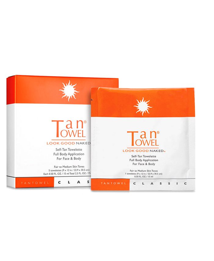 TanTowel - Tan Towel Full Body Classic, 5 Pack