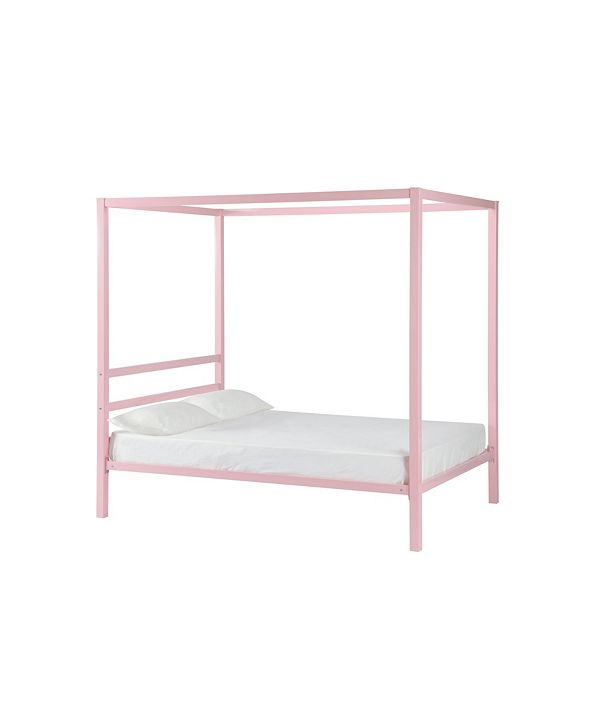 EveryRoom Cara Metal Canopy Bed, Full Size & Reviews ...