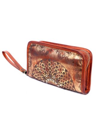 Mola Leather Clutch