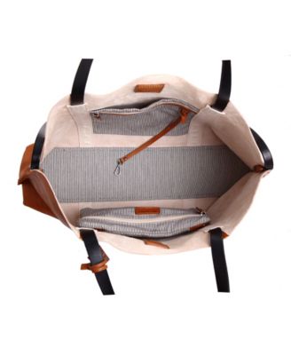 Women's Genuine Leather Forest Island Tote Bag